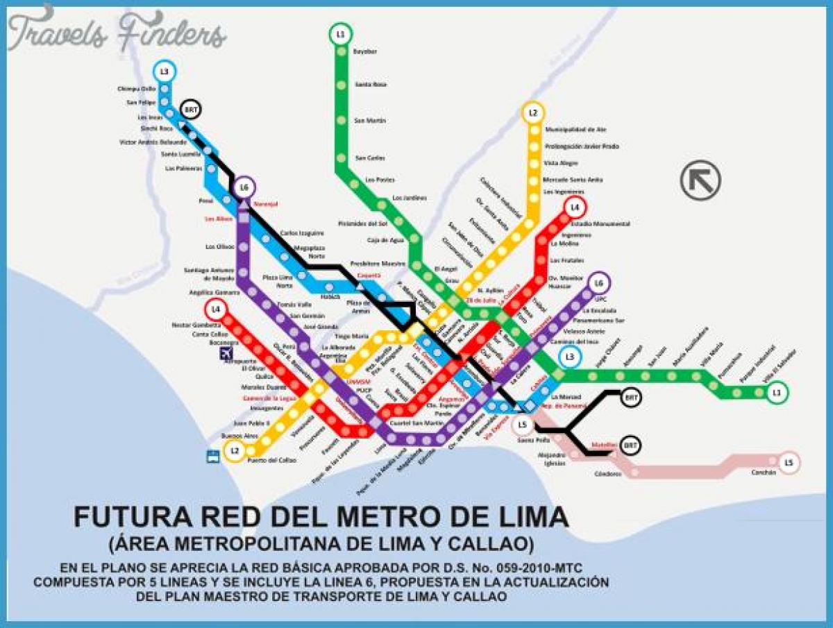 Kartta metropolitano Lima