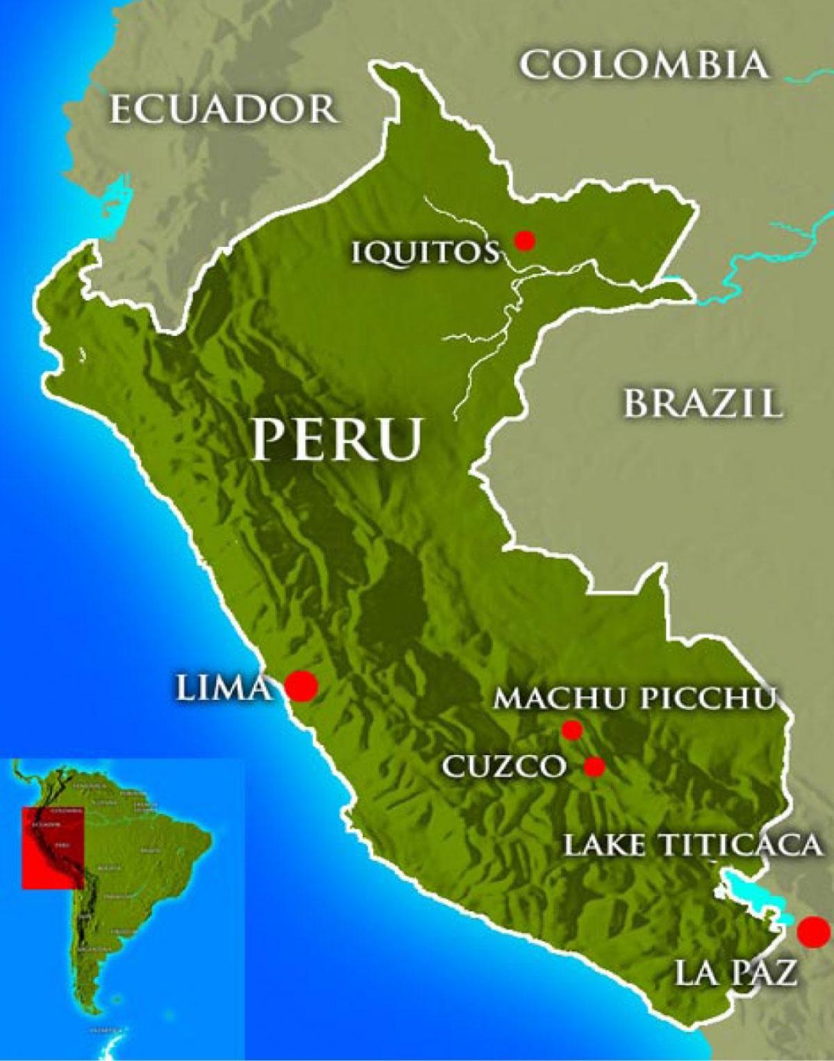 Kartta pääkaupunki peru
