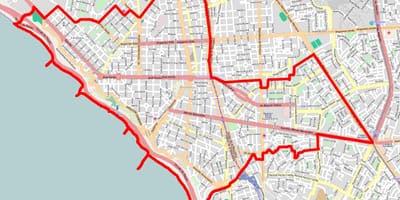 Lima miraflores kartta